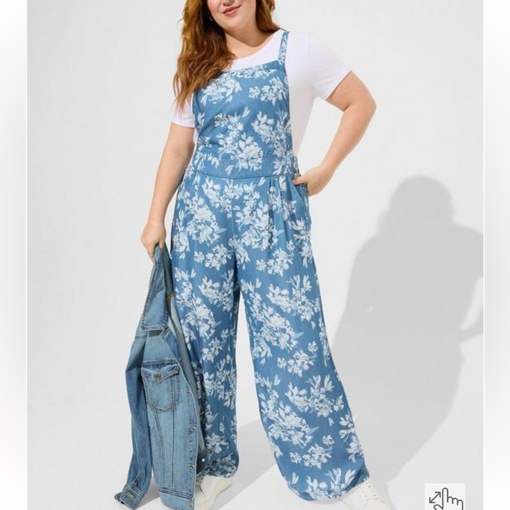 Torrid Wide Leg Tencil Jumper (SHORT LENGTH)